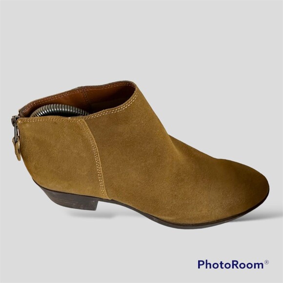 Lucky Brand Women's Lk-Bremma Brown Suede Back Zipper Ankle Boots Size 9 M/ 39 - Picture 6 of 10